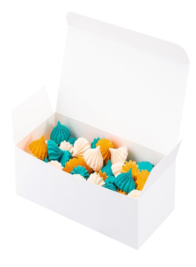 UnicoPak 20 Pack 1 Lb. Candy Boxes, Food Grade White Small Gift Boxes for Fudge Candy Chocolate Treat Goodie, Ideal for Birthday Christmas Party Homemade Business, 7 1/8" x 3 3/8" x 2" - Image 1